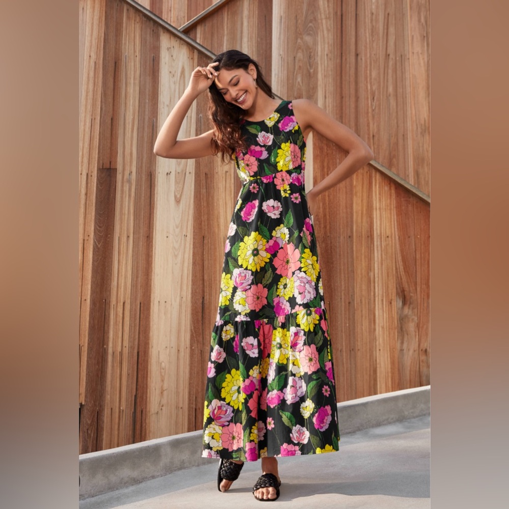 NWT Johnny Was Women's Floral Maxi Dress - Size Large